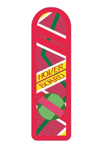 Back the future hoverboard - back,